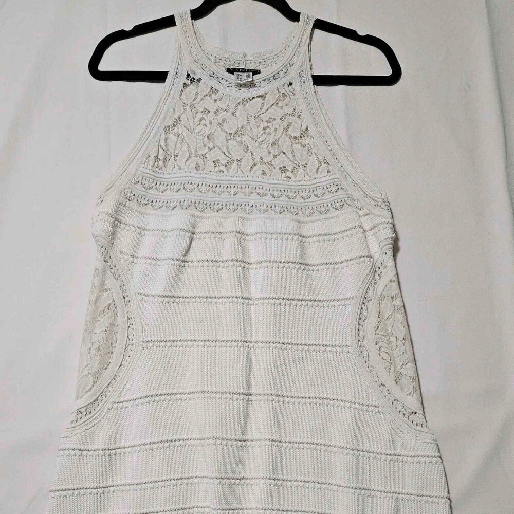 Venus - White Crochet Lace Dress